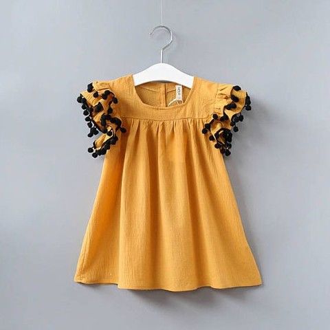 Yellow top for girls